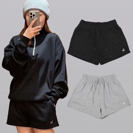 2025 Women's Accolade Short Loose Wide Leg Shorts Comfortable Cotton Summer Shorts Loose And Comfortable Running Shorts