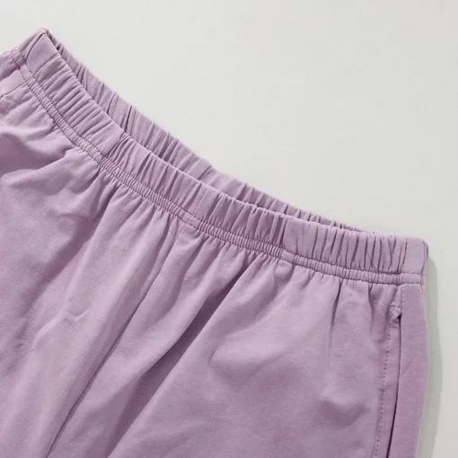 Casual Loose 95% Cotton Shorts Knitted Women High-wasit Soft Streetwear Sport Running Basic Summer Short With Pockect Mujer - Image 5