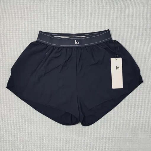 Match Point Short Double-layer Sports Pantskirt Summer Elastic High Waist Short Women Casual Shorts - Image 4
