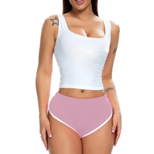 Summer Women's Casual Yoga Shorts Sports Fitness Workout Stretch Short Pants Female Middle Waist Home Shorts - Image 2