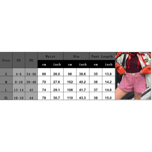 Boxers for Women Y2K Aesthetic Elastic Waist Striped Plaid Print Pajama Shorts Teen Girls Summer Cute Lounge Bottoms Sleepwear - Image 10