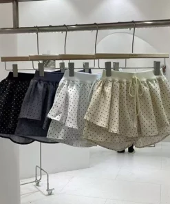 Shorts Woman Summer 2025 New In White Korean Fashion Harajuku Skirt Short Pant Woman Clothing Y2k Black Bloomer Women's Shorts