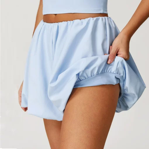 Summer Yoga Shorts Women High Waist Sports Shorts Sun Protection Quick Drying Breathable Anti Glare Shorts Running Fitness Short