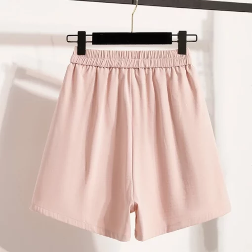 Women's Casual High Waist Outdoor Loose Fit Summer Shorts Pants Thin Style A- Line Casual Wide Leg Pants Lightweight Comfortable - Image 5