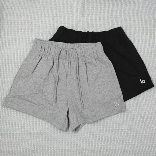 Summer New Comfortable Cotton Drawstring Shorts Women's Yoga Shorts outdoor Recreational Running Sports Fitness Training Shorts - Image 6