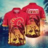 Calgary Flames Flamingo Sunset Summer Hawaiian Shirt