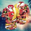 Calgary Flames Pineapple Paradise Summer Hawaiian Shirt