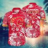 Calgary Flames Tropical Bloom Summer Hawaiian Shirt