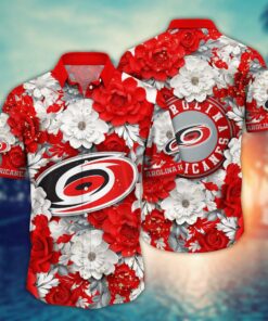 Carolina Hurricanes Blooming Pride Summer Hawaiian Shirt