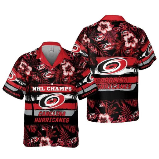 Carolina Hurricanes Champs Paradise Summer Hawaiian Shirt