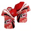 Carolina Hurricanes Hibiscus Wave Summer Hawaiian Shirt