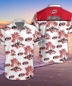 Carolina Hurricanes Sunset Island Summer Hawaiian Shirt