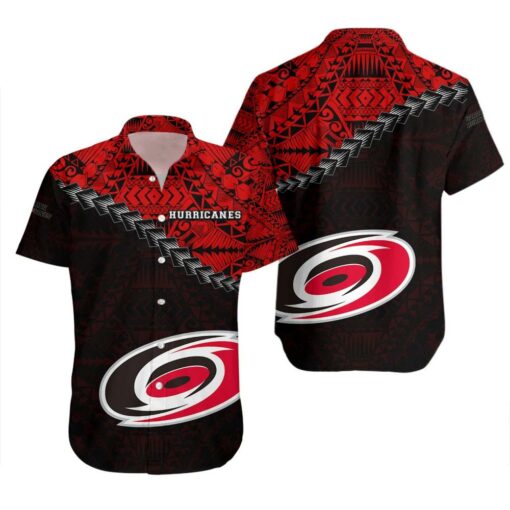 Carolina Hurricanes Tribal Wave Summer Hawaiian Shirt