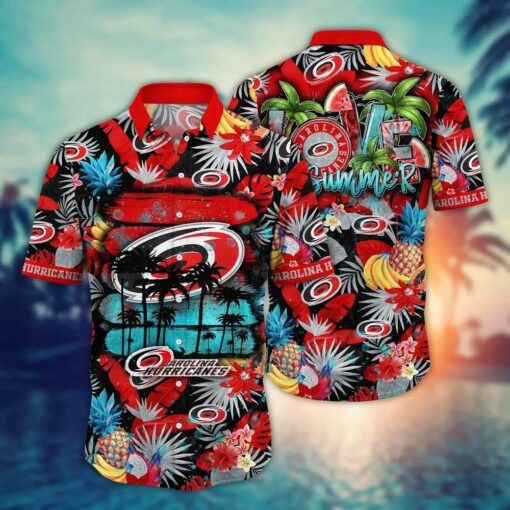 Carolina Hurricanes Tropical Paradise Summer Hawaiian Shirt