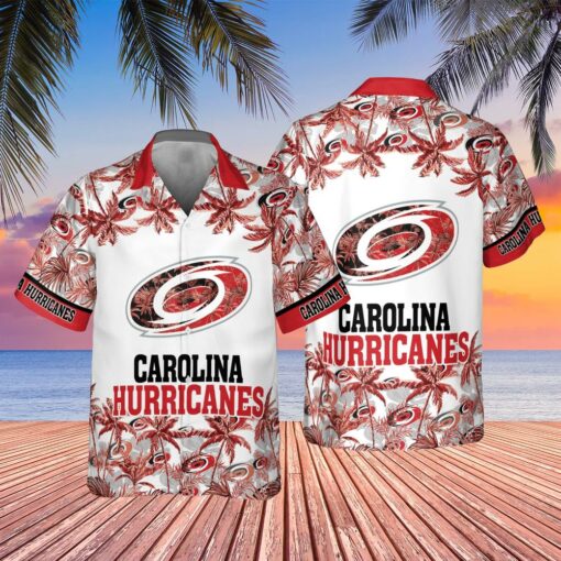 Carolina Hurricanes Tropical Sunset Summer Hawaiian Shirt