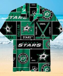 Dallas Stars Classic Logo Summer Hawaiian Shirt