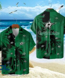 Dallas Stars Coastal Green Summer Hawaiian Shirt