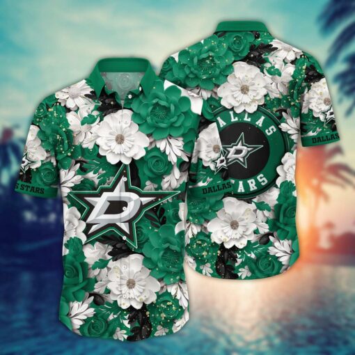 Dallas Stars Floral Luxe Summer Hawaiian Shirt