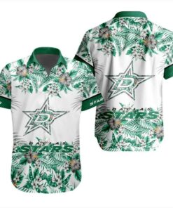 Dallas Stars Floral Paradise Summer Hawaiian Shirt
