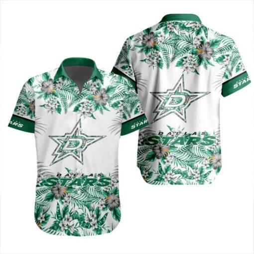 Dallas Stars Floral Paradise Summer Hawaiian Shirt