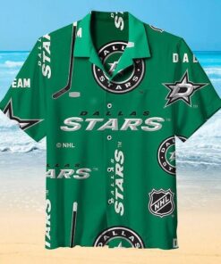 Dallas Stars Hockey Icons Summer Hawaiian Shirt