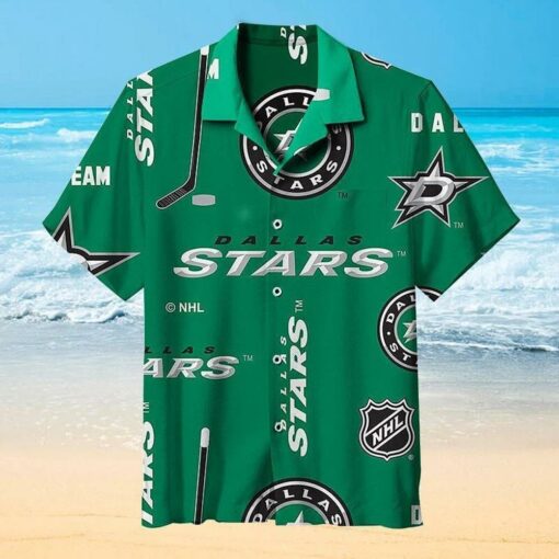 Dallas Stars Hockey Icons Summer Hawaiian Shirt
