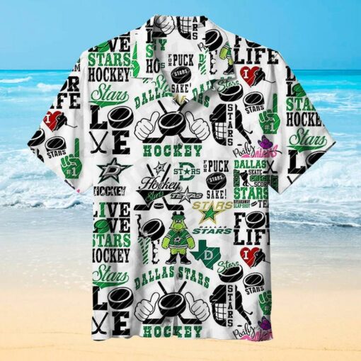 Dallas Stars Hockey Life Summer Hawaiian Shirt
