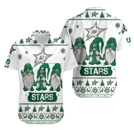Dallas Stars Holiday Gnome Summer Hawaiian Shirt