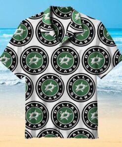 Dallas Stars Icon Pattern Summer Hawaiian Shirt