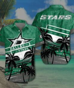 Dallas Stars Palm Paradise Summer Hawaiian Shirt