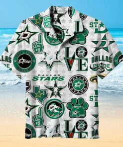 Dallas Stars Pride Collage Summer Hawaiian Shirt