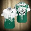 Dallas Stars Skull Splatter Summer Hawaiian Shirt