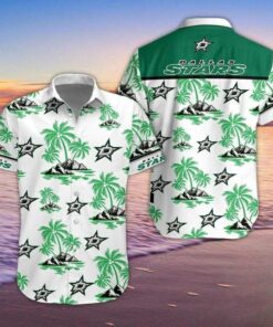 Dallas Stars Tropical Escape Summer Hawaiian Shirt