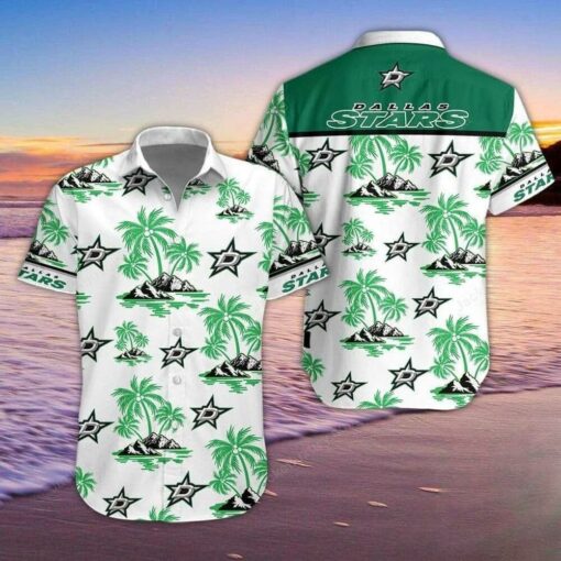 Dallas Stars Tropical Escape Summer Hawaiian Shirt