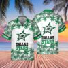 Dallas Stars Tropical Palms Summer Hawaiian Shirt