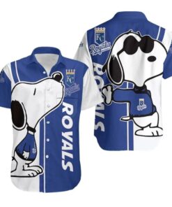 Kansas City Royals Snoopy Baseball Summer Hawaiian Shirt