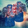 Kansas City Royals Stars & Stripes Fireworks Summer Hawaiian Shirt