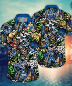 Kansas City Royals Tiki Paradise Summer Hawaiian Shirt