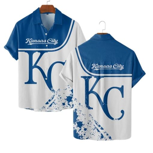 Kansas City Royals Vintage Game Day Summer Hawaiian Shirt