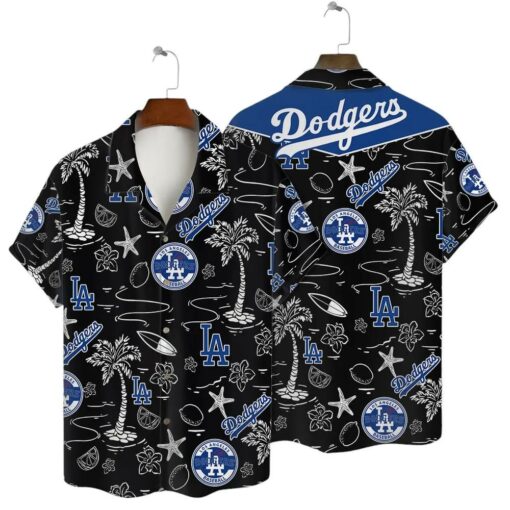 Los Angeles Dodgers Beach Icons Summer Hawaiian Shirt