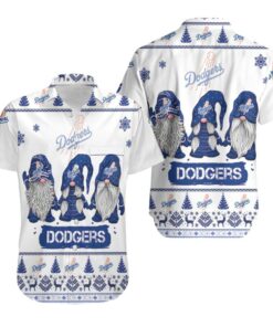 Los Angeles Dodgers Christmas Gnome Summer Hawaiian Shirt