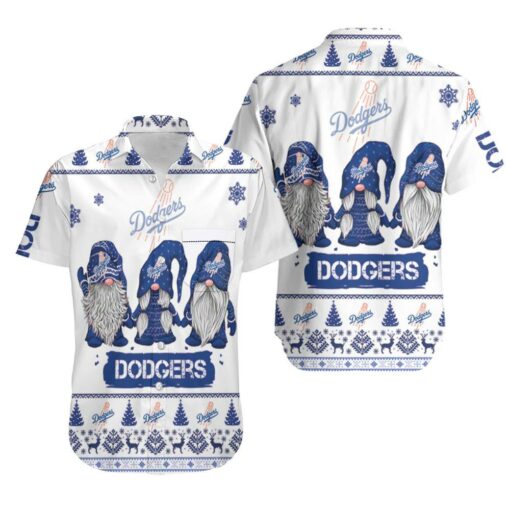 Los Angeles Dodgers Christmas Gnome Summer Hawaiian Shirt
