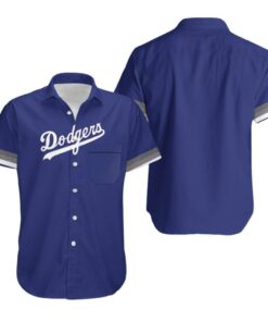 Los Angeles Dodgers Classic Blue Summer Hawaiian Shirt