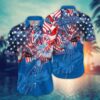 Los Angeles Dodgers Fireworks Celebration Summer Hawaiian Shirt