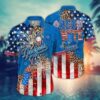 Los Angeles Dodgers Fireworks & Stars Summer Hawaiian Shirt