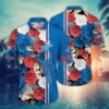 Los Angeles Dodgers Floral Stripe Summer Hawaiian Shirt