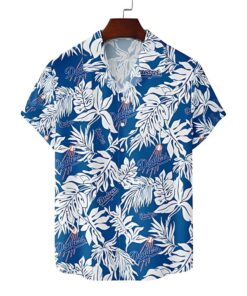 Los Angeles Dodgers Jungle Leaf Summer Hawaiian Shirt