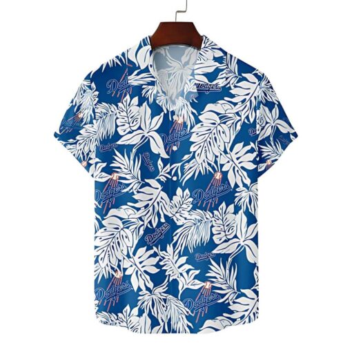 Los Angeles Dodgers Jungle Leaf Summer Hawaiian Shirt