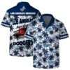 Los Angeles Dodgers Major League Baseball Palms Summer Hawaiian Shirt