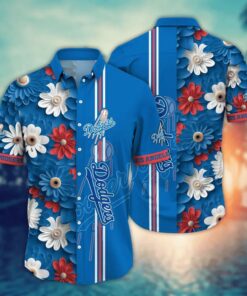 Los Angeles Dodgers Summer Bloom Summer Hawaiian Shirt
